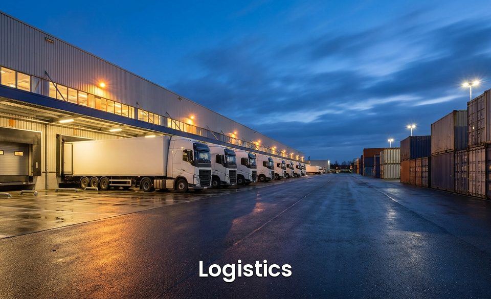 Logistics — freight transport and distribution routing